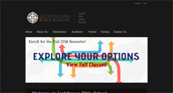 Desktop Screenshot of lighthousebibleschool.com